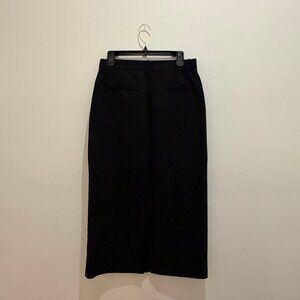 Abercrombie Black Tailored Midi Skirt Size Small Petite